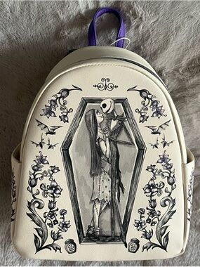 Loungefly Jack & Sally in coffin backpack